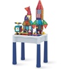 image:imagePicassoTiles 316 piece Activity Table with Magnetic Tiles and Building Brick Blocks Playset Table with Magnetic Action Figures amp Storage Included Can be Use as Water amp Sand Tables STEM Toys Ages 3