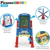 image:imagePicassoTiles Kids Art Easel AllinOne Drawing Board Chalkboard Whiteboard with Art Supplies STEM Educational Gift for Toddlers Boys Girls Age 3 to 8 Years Old Creative Learning Tool for Kids PBT02