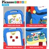 image:imagePicassoTiles Kids Art Easel AllinOne Drawing Board Chalkboard Whiteboard with Art Supplies STEM Educational Gift for Toddlers Boys Girls Age 3 to 8 Years Old Creative Learning Tool for Kids PBT02