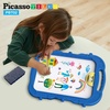 image:imagePicassoTiles Kids Art Easel AllinOne Drawing Board Chalkboard Whiteboard with Art Supplies STEM Educational Gift for Toddlers Boys Girls Age 3 to 8 Years Old Creative Learning Tool for Kids PBT02
