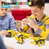 image:imagePicassoTiles STEM Kids Solar Powered Space Robot Educational Learning Engineering Building Toy 6in1 Creative Unique Transformation Renewable Sun Energy Science Experiment DIY Kit Boys Girls Age 83in1 Transformation