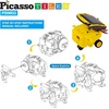 image:imagePicassoTiles STEM Kids Solar Powered Space Robot Educational Learning Engineering Building Toy 6in1 Creative Unique Transformation Renewable Sun Energy Science Experiment DIY Kit Boys Girls Age 8Space Robot