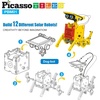 image:imagePicassoTiles STEM Kids Solar Powered Space Robot Educational Learning Engineering Building Toy 6in1 Creative Unique Transformation Renewable Sun Energy Science Experiment DIY Kit Boys Girls Age 812in1 Transformation