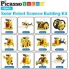 image:imagePicassoTiles STEM Kids Solar Powered Space Robot Educational Learning Engineering Building Toy 6in1 Creative Unique Transformation Renewable Sun Energy Science Experiment DIY Kit Boys Girls Age 812in1 Transformation