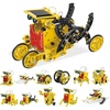 image:imagePicassoTiles STEM Kids Solar Powered Space Robot Educational Learning Engineering Building Toy 6in1 Creative Unique Transformation Renewable Sun Energy Science Experiment DIY Kit Boys Girls Age 812in1 Transformation