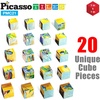 image:imagePicassoTiles 1 Magnetic Puzzle Building Cubes Blocks of Popular World Famous Art Paintings with Free Frame Educational STEAM Toys for 3 Year Old Boys Girls Toddlers Or Preschool Age Children PMC2120pcs Famous Art