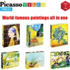 image:imagePicassoTiles 1 Magnetic Puzzle Building Cubes Blocks of Popular World Famous Art Paintings with Free Frame Educational STEAM Toys for 3 Year Old Boys Girls Toddlers Or Preschool Age Children PMC2120pcs Famous Art