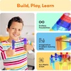 image:imagePicassoTiles 100 Piece Magnetic Tiles Race Track Toy Creative Building Set  Ages 3 premium BPAfree materials promotes hand eye coordination sharpens fine motor control boosts spatial logic skillsMulticolor