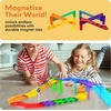 image:imagePicassoTiles 100 Piece Magnetic Tiles Race Track Toy Creative Building Set  Ages 3 premium BPAfree materials promotes hand eye coordination sharpens fine motor control boosts spatial logic skills6 Pcs Race Track Ramp