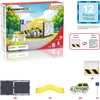 image:imagePicassoTiles 100 Piece Magnetic Tiles Race Track Toy Creative Building Set  Ages 3 premium BPAfree materials promotes hand eye coordination sharpens fine motor control boosts spatial logic skills2 Cars With Garage Race Track