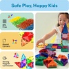 image:imagePicassoTiles 100pc Magnetic Tile Mini Diamond Set Travel Size STEM Educational Building Kit for Toddlers Preschool Boys Girls Age 3 Plus Montessori Indoor Learning Toy for Creative Development PTM100Mini 30pcs