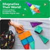 image:imagePicassoTiles 100pc Magnetic Tile Mini Diamond Set Travel Size STEM Educational Building Kit for Toddlers Preschool Boys Girls Age 3 Plus Montessori Indoor Learning Toy for Creative Development PTM100Mini 100pcs