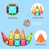 image:imagePicassoTiles 100pc Magnetic Tile Mini Diamond Set Travel Size STEM Educational Building Kit for Toddlers Preschool Boys Girls Age 3 Plus Montessori Indoor Learning Toy for Creative Development PTM100Mini 24pcs