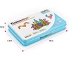 image:imagePicassoTiles 100pc Magnetic Tile Mini Diamond Set Travel Size STEM Educational Building Kit for Toddlers Preschool Boys Girls Age 3 Plus Montessori Indoor Learning Toy for Creative Development PTM100Mini 40pcs With Case