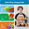 image:imagePicassoTiles 100pc Magnetic Tile Mini Diamond Set Travel Size STEM Educational Building Kit for Toddlers Preschool Boys Girls Age 3 Plus Montessori Indoor Learning Toy for Creative Development PTM100Mini 100pcs