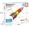 image:imagePicassoTiles 100pc Magnetic Tile Mini Diamond Set Travel Size STEM Educational Building Kit for Toddlers Preschool Boys Girls Age 3 Plus Montessori Indoor Learning Toy for Creative Development PTM100Mini 30pcs
