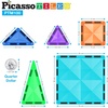 image:imagePicassoTiles 100pc Magnetic Tile Mini Diamond Set Travel Size STEM Educational Building Kit for Toddlers Preschool Boys Girls Age 3 Plus Montessori Indoor Learning Toy for Creative Development PTM100Mini 100pcs