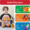 image:imagePicassoTiles 100pc Magnetic Tile Mini Diamond Set Travel Size STEM Educational Building Kit for Toddlers Preschool Boys Girls Age 3 Plus Montessori Indoor Learning Toy for Creative Development PTM100Mini 120pcs