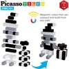 image:imagePicassoTiles 102pcs Pixel Magnetic Puzzle Cube 1 Pixel Mix amp Match Toys with Ideabook STEM Education Learning Building Block Magnets Construction ToySet Stacking Creative Kit for Kids Age 3 PMC102101pc