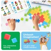 image:imagePicassoTiles 102pcs Pixel Magnetic Puzzle Cube 1 Pixel Mix amp Match Toys with Ideabook STEM Education Learning Building Block Magnets Construction ToySet Stacking Creative Kit for Kids Age 3 PMC102108pcs Puzzle Cubes