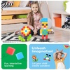 image:imagePicassoTiles 102pcs Pixel Magnetic Puzzle Cube 1 Pixel Mix amp Match Toys with Ideabook STEM Education Learning Building Block Magnets Construction ToySet Stacking Creative Kit for Kids Age 3 PMC10260 Pieces 1