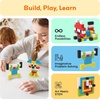 image:imagePicassoTiles 102pcs Pixel Magnetic Puzzle Cube 1 Pixel Mix amp Match Toys with Ideabook STEM Education Learning Building Block Magnets Construction ToySet Stacking Creative Kit for Kids Age 3 PMC102100pcs 05 Pixel