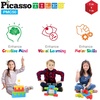 image:imagePicassoTiles 102pcs Pixel Magnetic Puzzle Cube 1 Pixel Mix amp Match Toys with Ideabook STEM Education Learning Building Block Magnets Construction ToySet Stacking Creative Kit for Kids Age 3 PMC10250pc