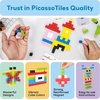 image:imagePicassoTiles 102pcs Pixel Magnetic Puzzle Cube 1 Pixel Mix amp Match Toys with Ideabook STEM Education Learning Building Block Magnets Construction ToySet Stacking Creative Kit for Kids Age 3 PMC102100pcs 05 Pixel