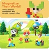 image:imagePicassoTiles 102pcs Pixel Magnetic Puzzle Cube 1 Pixel Mix amp Match Toys with Ideabook STEM Education Learning Building Block Magnets Construction ToySet Stacking Creative Kit for Kids Age 3 PMC102102pc