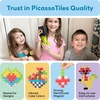 image:imagePicassoTiles 102pcs Pixel Magnetic Puzzle Cube 1 Pixel Mix amp Match Toys with Ideabook STEM Education Learning Building Block Magnets Construction ToySet Stacking Creative Kit for Kids Age 3 PMC102108pcs Puzzle Cubes