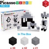 image:imagePicassoTiles 102pcs Pixel Magnetic Puzzle Cube 1 Pixel Mix amp Match Toys with Ideabook STEM Education Learning Building Block Magnets Construction ToySet Stacking Creative Kit for Kids Age 3 PMC102101pc