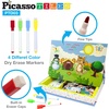 image:imagePicassoTiles 112 Piece Magnetic Mix amp Match Animal Building Activity DIY Combination Puzzle Book Kid Toy Set Educational Playset STEM Learning 20 FREE Unique Animals Creative Inspirational Idea Cards