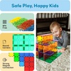 image:imagePicassoTiles 12 Piece Magnetic Tile Base Plate Set Jumbo Stabilizer Boards  Large format design no assembly needed STEM building toy for ages 3 onepiece foundation toddler friendly4 pcs XL Plate