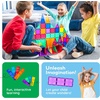 image:imagePicassoTiles 12 Piece Magnetic Tile Base Plate Set Jumbo Stabilizer Boards  Large format design no assembly needed STEM building toy for ages 3 onepiece foundation toddler friendly12 pcs XL Plate