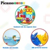 image:imagePicassoTiles 12 Piece Magnetic Tile Base Plate Set Jumbo Stabilizer Boards  Large format design no assembly needed STEM building toy for ages 3 onepiece foundation toddler friendly75 pcs 2in1