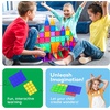 image:imagePicassoTiles 12 Piece Magnetic Tile Base Plate Set Jumbo Stabilizer Boards  Large format design no assembly needed STEM building toy for ages 3 onepiece foundation toddler friendly4 pcs XL Plate