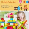image:imagePicassoTiles 120pcs Hedgehog Interlocking Building Blocks Tiles Construction Toy Set Learning Playset STEAM Development Preschool Kindergarten Toy for Kids Age3 PTB120  Soft rubbery texture easyconnect forms BPAfree amp leadsafe material 20 3D designs handeye coordination amp sortingHedgehog 11pcs