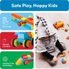 image:imagePicassoTiles 120pcs Hedgehog Interlocking Building Blocks Tiles Construction Toy Set Learning Playset STEAM Development Preschool Kindergarten Toy for Kids Age3 PTB120  Soft rubbery texture easyconnect forms BPAfree amp leadsafe material 20 3D designs handeye coordination amp sortingMulticolored