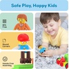 image:imagePicassoTiles 120pcs Hedgehog Interlocking Building Blocks Tiles Construction Toy Set Learning Playset STEAM Development Preschool Kindergarten Toy for Kids Age3 PTB120  Soft rubbery texture easyconnect forms BPAfree amp leadsafe material 20 3D designs handeye coordination amp sortingHedgehog 11pcs