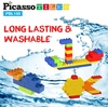 image:imagePicassoTiles 1750 PCS Building Block Tiles Creative Shapes to Enhance Imaginative Play Unique Set to Build Houses Numbers Animals and More Vibrant STEM Toys Washable for Learning Education Ages 3Multicolor