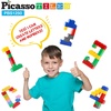 image:imagePicassoTiles 1750 PCS Building Block Tiles Creative Shapes to Enhance Imaginative Play Unique Set to Build Houses Numbers Animals and More Vibrant STEM Toys Washable for Learning Education Ages 3Red