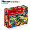 image:imagePicassoTiles 1750 PCS Building Block Tiles Creative Shapes to Enhance Imaginative Play Unique Set to Build Houses Numbers Animals and More Vibrant STEM Toys Washable for Learning Education Ages 3Red