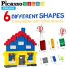 image:imagePicassoTiles 1750 PCS Building Block Tiles Creative Shapes to Enhance Imaginative Play Unique Set to Build Houses Numbers Animals and More Vibrant STEM Toys Washable for Learning Education Ages 3Pbs2250