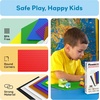 image:imagePicassoTiles 1750 PCS Building Block Tiles Creative Shapes to Enhance Imaginative Play Unique Set to Build Houses Numbers Animals and More Vibrant STEM Toys Washable for Learning Education Ages 3Brick Baseplate 10 Pack 10x10
