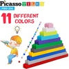 image:imagePicassoTiles 1750 PCS Building Block Tiles Creative Shapes to Enhance Imaginative Play Unique Set to Build Houses Numbers Animals and More Vibrant STEM Toys Washable for Learning Education Ages 3Red
