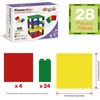 image:imagePicassoTiles 1750 PCS Building Block Tiles Creative Shapes to Enhance Imaginative Play Unique Set to Build Houses Numbers Animals and More Vibrant STEM Toys Washable for Learning Education Ages 3Classic Brick 28pc