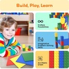 image:imagePicassoTiles 1750 PCS Building Block Tiles Creative Shapes to Enhance Imaginative Play Unique Set to Build Houses Numbers Animals and More Vibrant STEM Toys Washable for Learning Education Ages 3Classic Brick 28pc