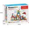 image:imagePicassoTiles 240pcs Hedgehog Interlocking Building Shape 3D Blocks STEAM Educational Creative Fun Construction Playset Sensory Toy Gift for Preschool and Kindergarten Kids Ages 3 and Up PTB240Hedgehog Blocks 240pc