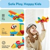 image:imagePicassoTiles 240pcs Hedgehog Interlocking Building Shape 3D Blocks STEAM Educational Creative Fun Construction Playset Sensory Toy Gift for Preschool and Kindergarten Kids Ages 3 and Up PTB240Hedgehog Blocks 240pc