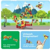 image:imagePicassoTiles 240pcs Hedgehog Interlocking Building Shape 3D Blocks STEAM Educational Creative Fun Construction Playset Sensory Toy Gift for Preschool and Kindergarten Kids Ages 3 and Up PTB240Hedgehog Blocks  Figures 116pc